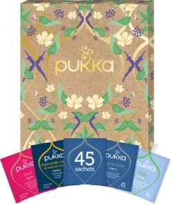 Pukka Relax Kruidenthee Geschenkdoos - 5 Blends Biologische Kruidenthee, Ook Leuk Als Verjaardagscadeau - 45 Zakjes - Theedoos - GB-BIO-05 -Monin Verkoopwinkel 1009x1200
