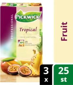 Thee Pickwick Tropical 25x1.5gr Met Envelop - 3 Stuks - 3 Stuks -Monin Verkoopwinkel 1030x1200