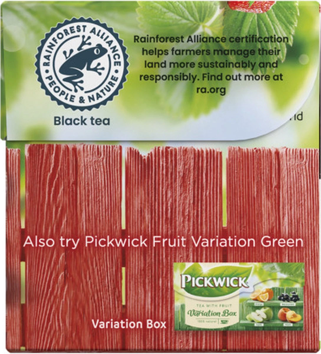 Pickwick Fruit Thee Variatie Rood - 12 X 20 Zakjes 6 Pickwick Fruit Thee Variatie Rood - 12 X 20 Zakjes - Afbeelding 6