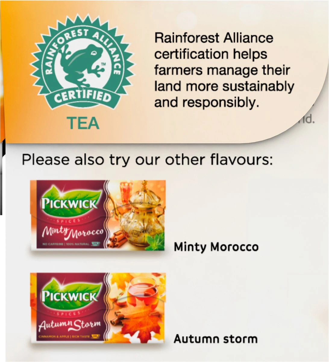 Pickwick Spices Turkish Apple Zwarte Thee - 12 X 20 Zakjes 8 Pickwick Spices Turkish Apple Zwarte Thee - 12 X 20 Zakjes - Afbeelding 8