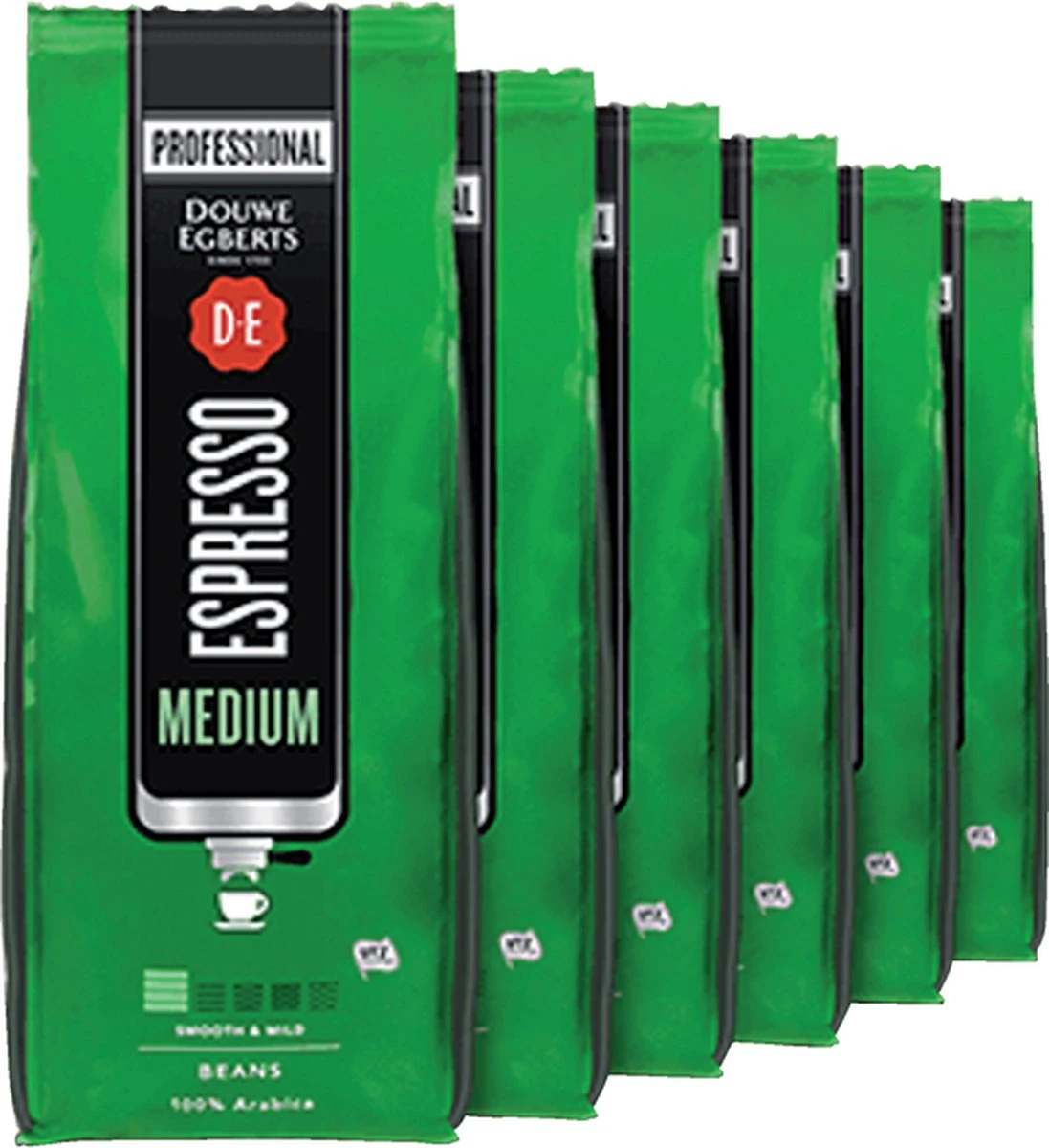 Douwe Egberts | Koffiebonen Espresso Bonen | Medium Roast | 6 X 1KG 1 Douwe Egberts | Koffiebonen Espresso Bonen | Medium Roast | 6 X 1KG