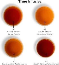 Soolong South Africa Nr40 Rooibos Cadeau Of Proefpakket Met Vier Luxe Theeen - Losse Rooibos & Honeybush - Ideaal Als Relatiegeschenk, Proeverij Of Met Valentijnsdag - Assortiment 4stuks -Monin Verkoopwinkel 1102x1200