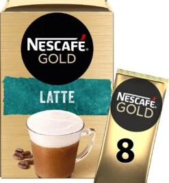 Nescafé Gold Latte Macchiato Oploskoffie - 6 Doosjes à 8 Zakjes -Monin Verkoopwinkel 1111x1200 3