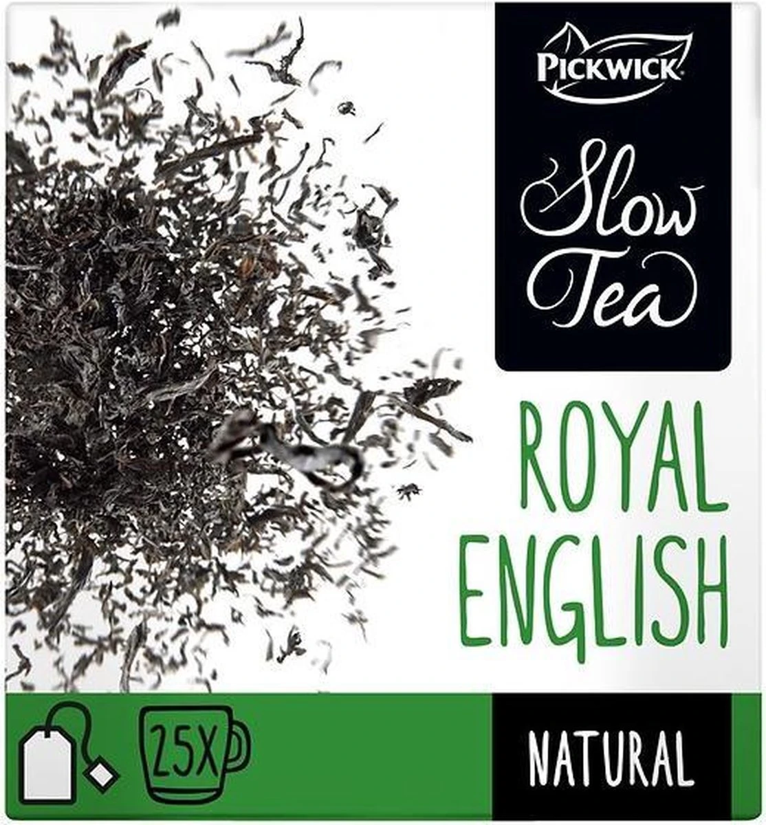 Pickwick Slow Tea Royal English Pak 25 Zakjes 3 Gram 1 Pickwick Slow Tea Royal English Pak 25 Zakjes 3 Gram