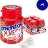 Mentos Suikervrije Kauwgom - Pure Fresh Aardbei - 6 Doosjes