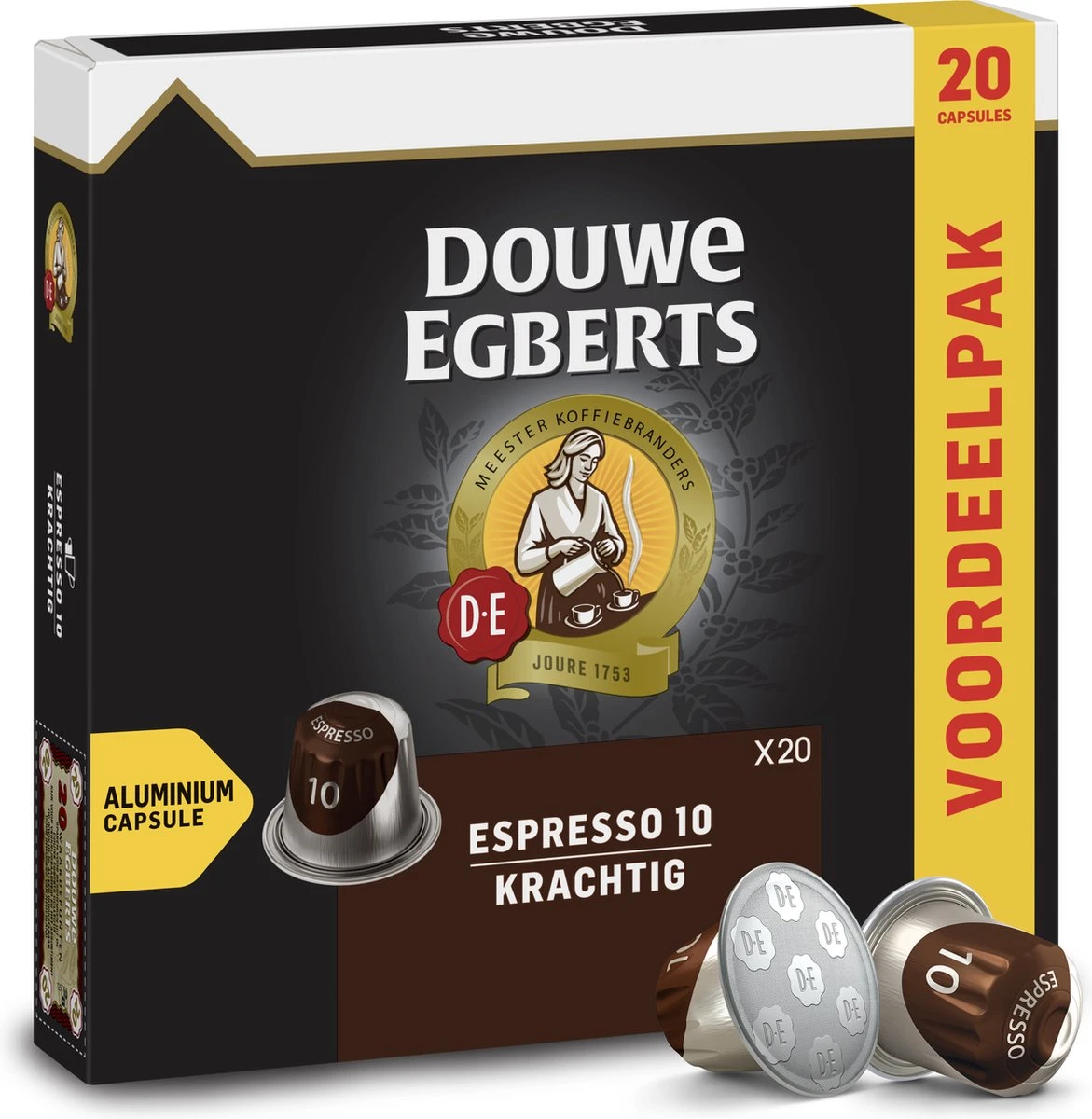 Douwe Egberts Espresso Krachtig Koffiecups - Intensiteit 10/12 - 10 X 20 Capsules 9 Douwe Egberts Espresso Krachtig Koffiecups - Intensiteit 10/12 - 10 X 20 Capsules - Afbeelding 9