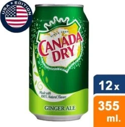 Canada Dry - Ginger Ale (USA Blikjes) - 12x 355ml