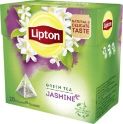 Lipton Jasmijn Groene Thee, Met Een Kruidige, Zachte Smaak En Lichte, Bloemige Afdronk - 4 X 20 Zakjes - PL-EKO-03 -Monin Verkoopwinkel 1188x1200 20