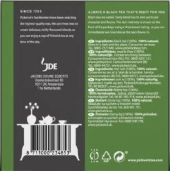 Pickwick English Zwarte Thee - 6 X 40 Zakjes - Extra Grote Verpakking -Monin Verkoopwinkel 1190x1200 2