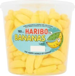 Haribo Gesuikerde Bananen - 150 Stuks 7 Haribo Gesuikerde Bananen - 150 Stuks -Monin Verkoopwinkel 1191x1200 1