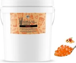 Mito Tea Popping Fruitparels - Boba Bubble Tea Parels - Perzik - Gratis Verzending - 320 Gr