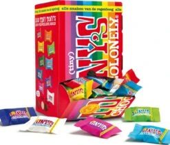 Tony's Chocolonely Tiny Tony's Mix Chocolade Cadeau - 4 X 900 Gram - Mini Uitdeel Chocolaatjes Bundel - Mix Met 10 Verschillende Smaken - Belgische Fairtrade Chocolade -Monin Verkoopwinkel 1200x1019