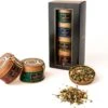 Soolong Wereld Nr6 Giftset 4 Wereldtheen - Japanse Yuzu Kruidenblend - Rooibos Vanille - Malawi Oolong - Witte Thee Met Mango - Ideaal Als Relatiegeschenk Of Proeverij - Assortiment 4stuks
