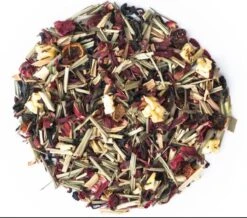 Trio Purple Tea-Justea-Biologisch-Losse Thee-Paarse Thee-Theekado -Monin Verkoopwinkel 1200x1060