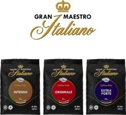 Gran Maestro Italiano – Extra Forte - Koffiepads - Senseo Compatibel Pads – Krachtig En Karakteristiek - 6 X 36 Pads -Monin Verkoopwinkel 1200x1094 2