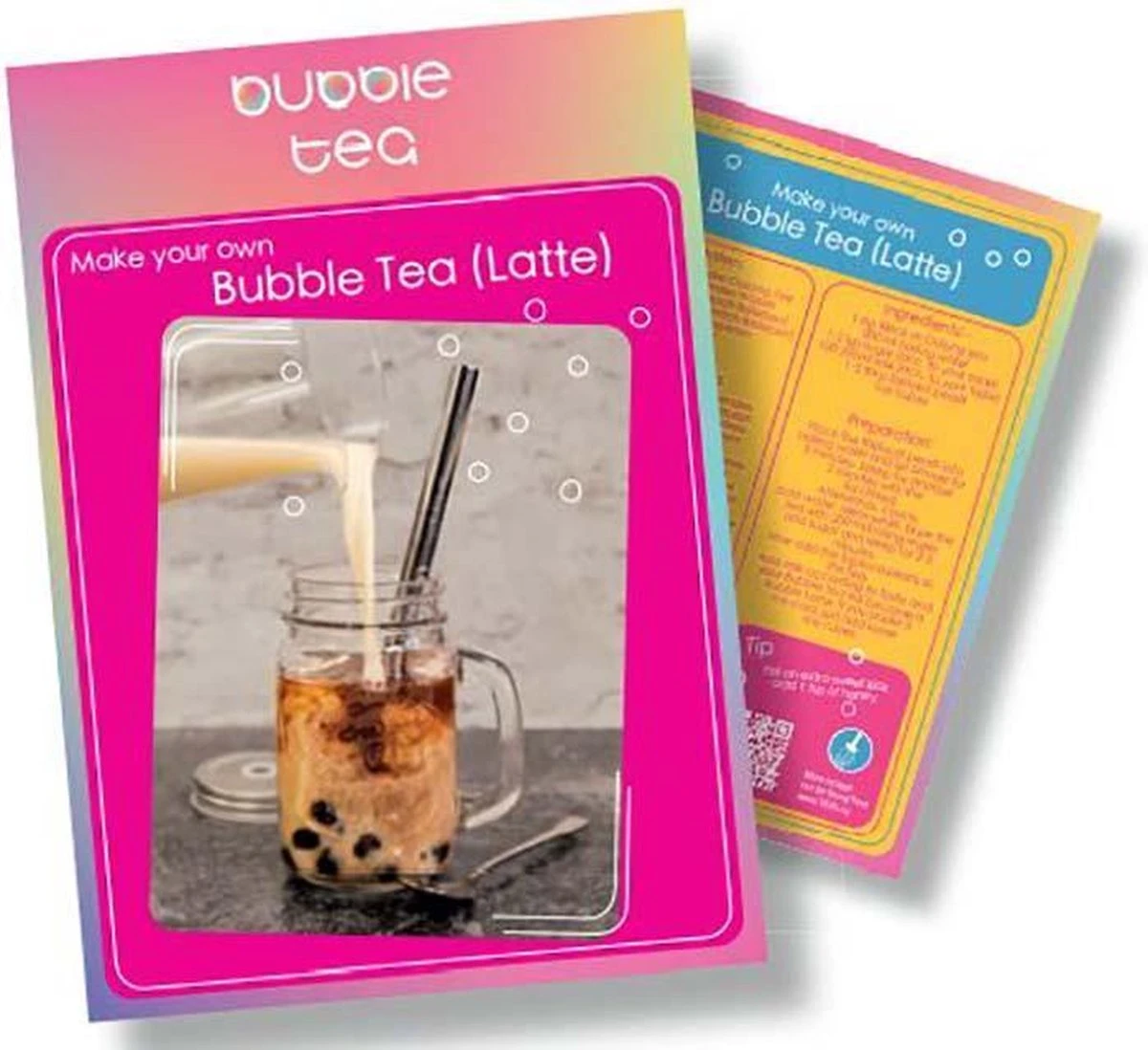 Geschenkdoos Bubble Tea - Bubble Tea Starters Kit - Maak Je Eigen Bubble Tea 3 Geschenkdoos Bubble Tea - Bubble Tea Starters Kit - Maak Je Eigen Bubble Tea - Afbeelding 3