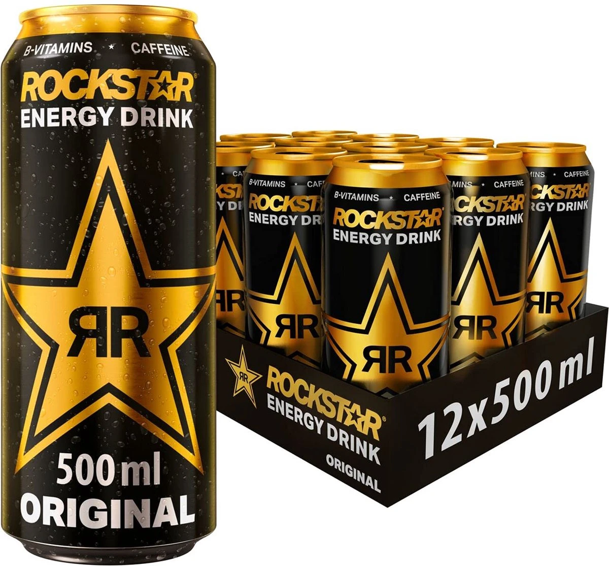 Rockstar Energy Drink ORIGINAL BLIK 50CL - 12x = 1 Tray 1 Rockstar Energy Drink ORIGINAL BLIK 50CL - 12x = 1 Tray