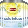 Lipton Cold Infuse Lemon & Camomile, Smaak Voor Koud Water Zonder Suiker En Calorieën - 6 X 10 Zakjes - NL-BIO-01