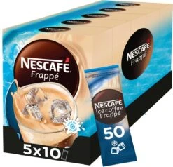 Nescafé Frappé Oploskoffie - 5 Doosjes à 10 Zakjes 7 Nescafé Frappé Oploskoffie - 5 Doosjes à 10 Zakjes -Monin Verkoopwinkel 1200x1156
