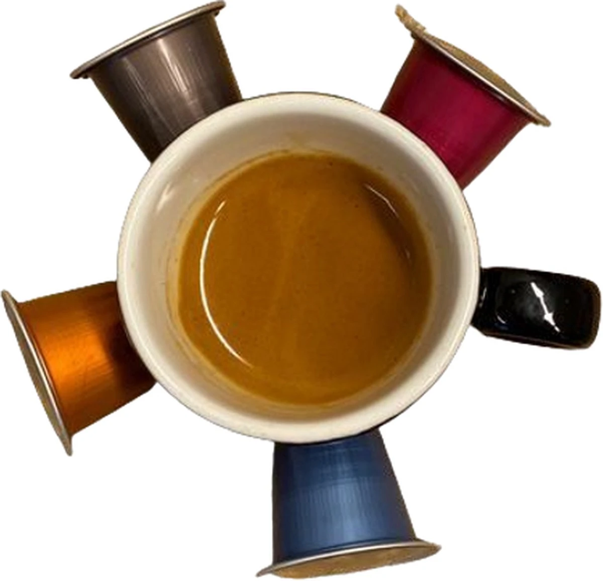 100 Capsules Epic Coffee - Lungo - Nespresso® Compatible Aluminium Capsules - RFA Keurmerk - Doos 100 Stuks 5 100 Capsules Epic Coffee - Lungo - Nespresso® Compatible Aluminium Capsules - RFA Keurmerk - Doos 100 Stuks - Afbeelding 5