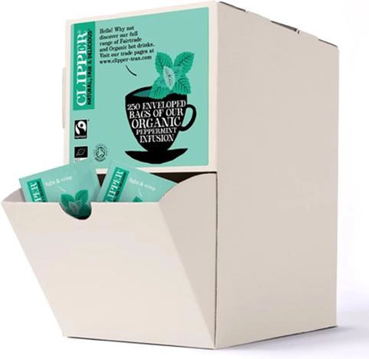 Clipper - Organic Peppermint Infusion - 250 Zakjes 1 Clipper - Organic Peppermint Infusion - 250 Zakjes