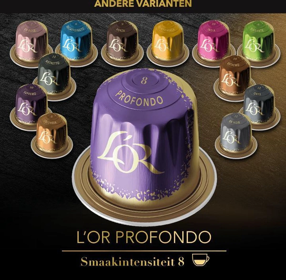 L'OR Lungo Profondo Koffiecups - Intensiteit 8/12 - 10 X 20 Capsules 11 L'OR Lungo Profondo Koffiecups - Intensiteit 8/12 - 10 X 20 Capsules - Afbeelding 11