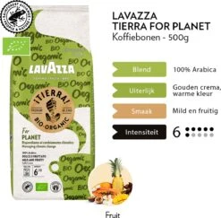 Lavazza Tierra For Planet Biologische Koffiebonen - 500 Gram X4 -Monin Verkoopwinkel 1200x1179 2