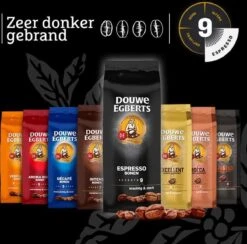 Douwe Egberts Espresso Koffiebonen - 4 X 500 Gram -Monin Verkoopwinkel 1200x1183