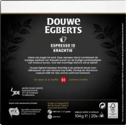 Douwe Egberts Espresso Krachtig Koffiecups - Intensiteit 10/12 - 10 X 20 Capsules 11 Douwe Egberts Espresso Krachtig Koffiecups - Intensiteit 10/12 - 10 X 20 Capsules -Monin Verkoopwinkel 1200x1184 4