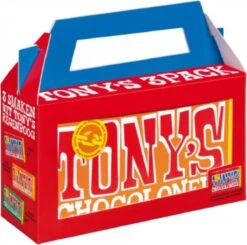 Tony's Chocolonely Geschenkdoos - Chocolade Cadeau Repen - 3 X 180 Gram