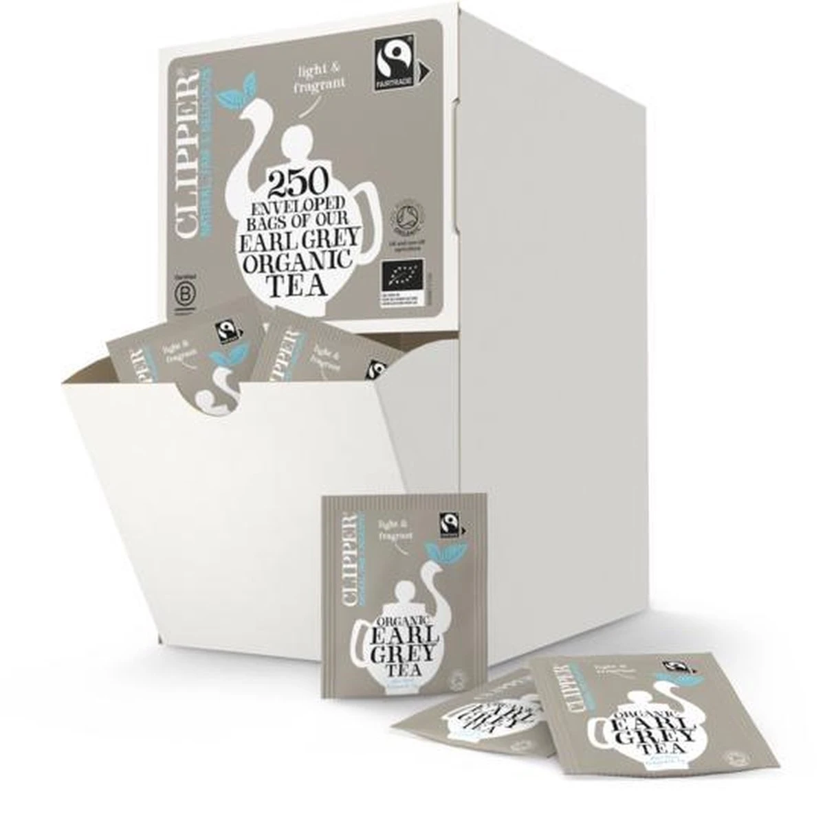 Clipper Tea - Organic Earl Grey - 250 Zakjes 2 Clipper Tea - Organic Earl Grey - 250 Zakjes - Afbeelding 2