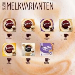 Senseo Cappuccino Koffiepads - 2/9 Intensiteit - 10 X 8 Pads -Monin Verkoopwinkel 1200x1200 139
