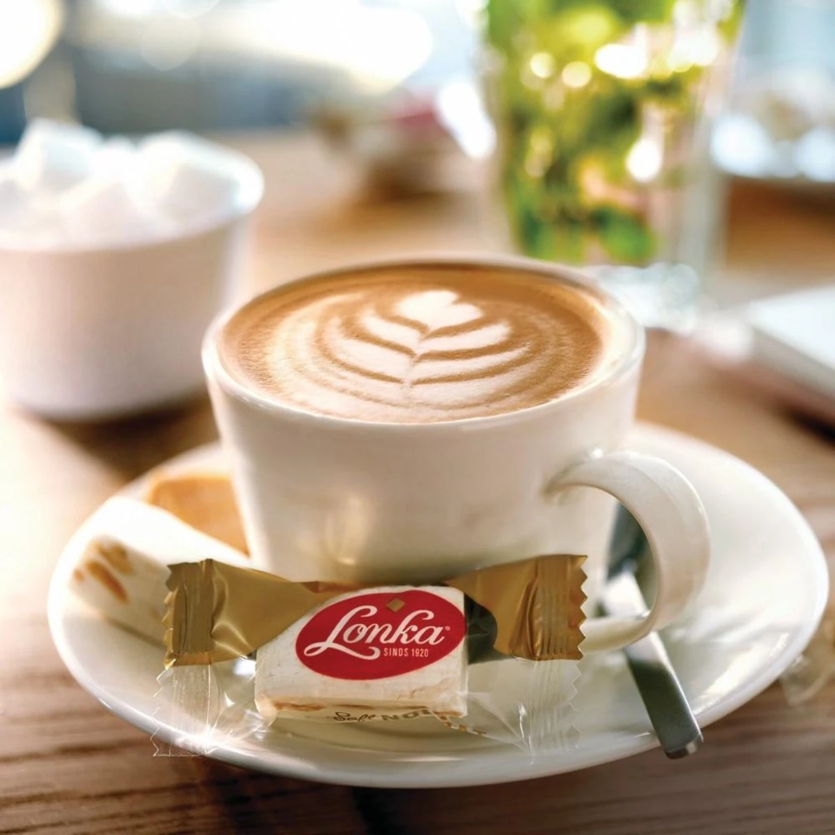 Lonka Soft Nougat Pinda Vrucht Doos à 2,57kg Snoep Thee - 214 Per Stuk Verpakte Nougat Blokjes 2 Lonka Soft Nougat Pinda Vrucht Doos à 2,57kg Snoep Thee - 214 Per Stuk Verpakte Nougat Blokjes - Afbeelding 2