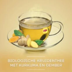 Lipton Turmeric & Ginger Kruidenthee, Met De Vurige, Verwarmende Smaak Van Gember En Kurkuma - 4 X 20 Zakjes - PL-EKO-03 -Monin Verkoopwinkel 1200x1200 311