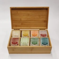 Yogi Tea - Bamboe Theekist - Incl. 8 Smaken X 10 Theebuideltjes -Monin Verkoopwinkel 1200x1200 333