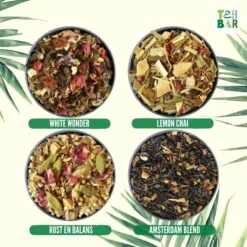 Houten Theekist Gevulde Theedoos Met 16 Blikjes Tea Bar Thee Theecadeau - Losse Thee G - 50 Koppen Per 100 Gram -Monin Verkoopwinkel 1200x1200 341