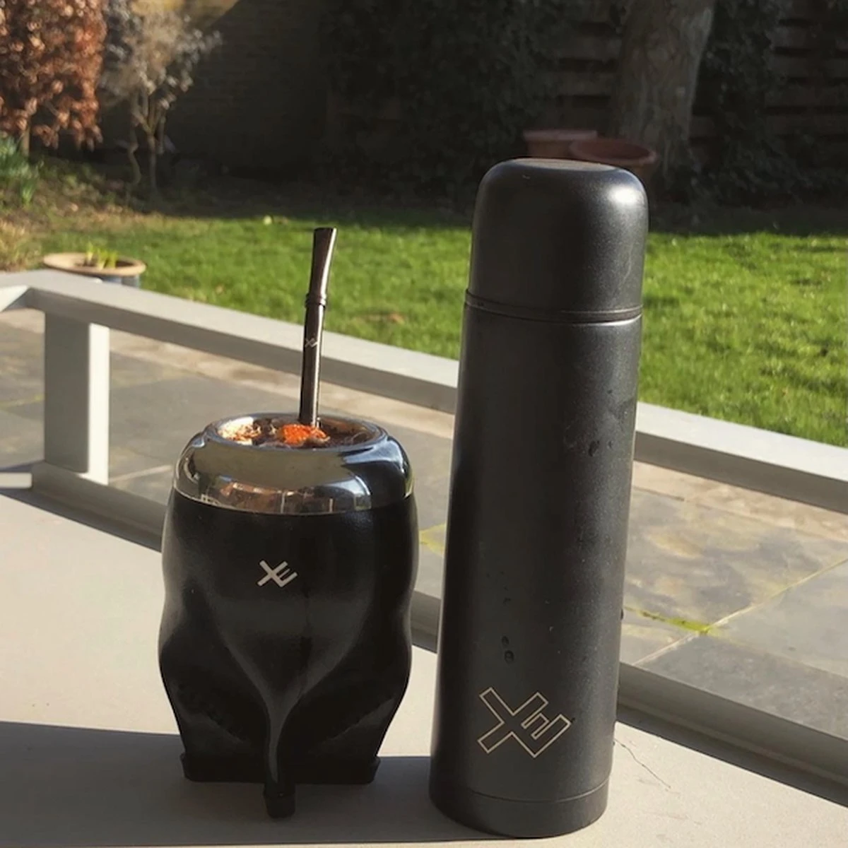 Yerba Mate Set - Kalebas - Thermo - Bombilla - Guarana Thee - EquisMate Classic Black 2 Yerba Mate Set - Kalebas - Thermo - Bombilla - Guarana Thee - EquisMate Classic Black - Afbeelding 2