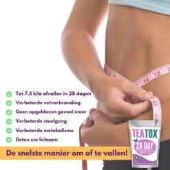TeaTox™ 28 Dagen Afvallen Detox - Thee - Detox + E-book 30 Recepten -Monin Verkoopwinkel 1200x1200 378