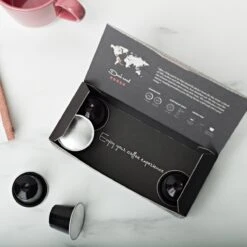 Aroma Club - Proefpakket Nespresso Compatible Capsules (100 St.) - 5 Smaken - Espresso & Lungo - 100% Aluminium Koffiecups 10 Aroma Club - Proefpakket Nespresso Compatible Capsules (100 St.) - 5 Smaken - Espresso & Lungo - 100% Aluminium Koffiecups -Monin Verkoopwinkel 1200x1200 52