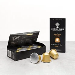 Aroma Club - Proefpakket Nespresso Compatible Capsules (100 St.) - 5 Smaken - Espresso & Lungo - 100% Aluminium Koffiecups 14 Aroma Club - Proefpakket Nespresso Compatible Capsules (100 St.) - 5 Smaken - Espresso & Lungo - 100% Aluminium Koffiecups -Monin Verkoopwinkel 1200x1200 55