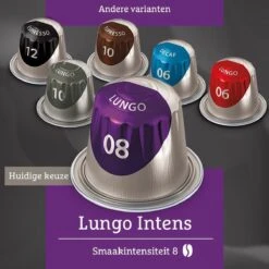Douwe Egberts Lungo Intens (8) - 5 X 40 Koffiecups -Monin Verkoopwinkel 1200x1200 68