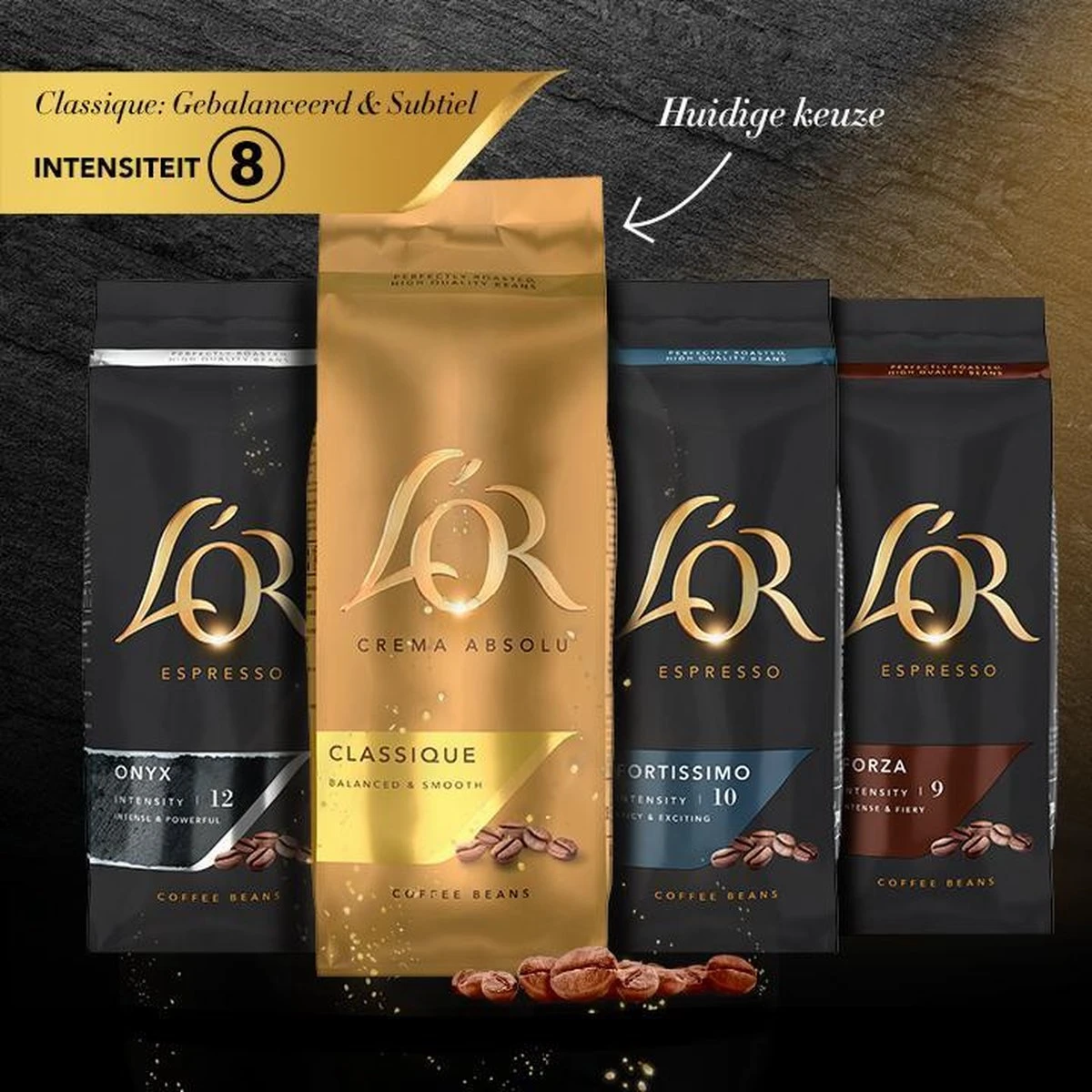 L'OR Koffiebonen Variatiepakket - 4x 500 Gram 8 L'OR Koffiebonen Variatiepakket - 4x 500 Gram - Afbeelding 8