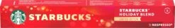 Starbucks By Nespresso Capsules Holiday Blend - 12 Doosjes à 10 Koffiecups 5 Starbucks By Nespresso Capsules Holiday Blend - 12 Doosjes à 10 Koffiecups -Monin Verkoopwinkel 1200x196