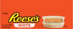 Reese's Chocolade White Peanut Butter Cups 24 X 42 Gram -Monin Verkoopwinkel 1200x484