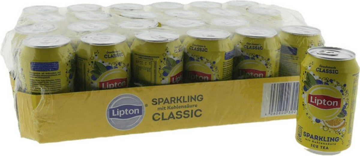 Lipton Ice Tea Sparkling - 24 X 330ml - Voordeelverpakking 8 Lipton Ice Tea Sparkling - 24 X 330ml - Voordeelverpakking - Afbeelding 8