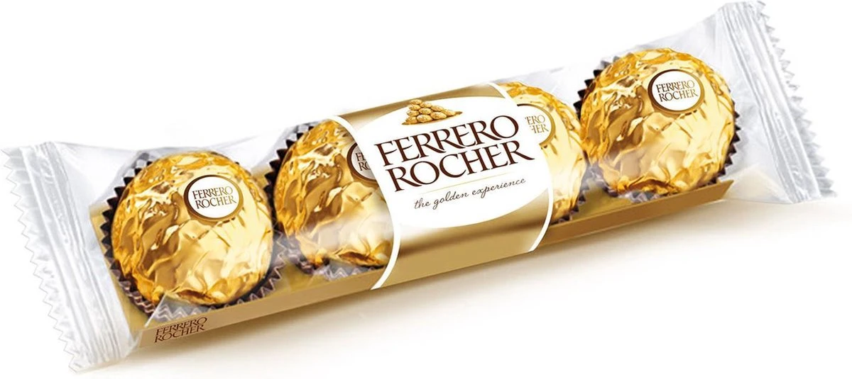 Ferrero Rocher Chocolade 16 X 4 Stuks 1 Ferrero Rocher Chocolade 16 X 4 Stuks