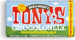 Tony's Chocolonely & Ben & Jerry's Chocolate Love-a-Fair Geschenkdoos - Fairtrade Chocolade Repen - Liefdes Cadeau - 2 X 180 Gram -Monin Verkoopwinkel 1200x637 1