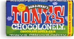 Tony's Chocolonely & Ben & Jerry's Chocolate Love-a-Fair Geschenkdoos - Fairtrade Chocolade Repen - Liefdes Cadeau - 2 X 180 Gram -Monin Verkoopwinkel 1200x637 2