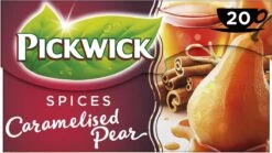 Pickwick Spices Caramelised Pear Zwarte Thee - 12 X 20 Zakjes -Monin Verkoopwinkel 1200x673