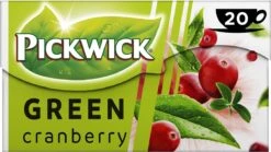 Pickwick Cranberry Groene Thee - 12 X 20 Zakjes -Monin Verkoopwinkel 1200x675 7